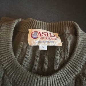 Men's Olive Crewneck Sweater